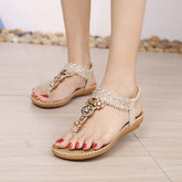 Vintage Clip Toe Beach Sandals Flat Shoes_Cwshs0501