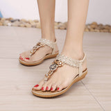 Vintage Clip Toe Beach Sandals Flat Shoes_Cwshs0501