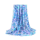 Classic Print Color Block Scarf Shawl_Cwasc0678