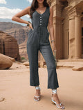 Textured Jumpsuit_Cwsjs0624