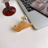 Cartoon Dog Acetate Hair Claw Clip For Girls_Cwaha5780