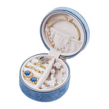 SIMPLE ROUND PORTABLE JEWELRY STORAGE BOX_CWMM1685