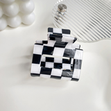 Checkerboard Hair Claw ? Candy Color Acetate Look_Cwmm10084