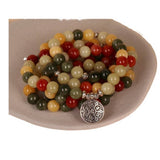 COLORED STONE BEADED BRACELETS WITH STRETCHY BANDS_CWAJE3928
