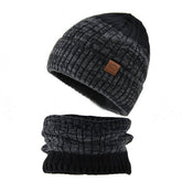 THICKENED FLEECE WARM HAT AND SCARF SET_CWASC1131