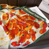 Vintage Scarf Wrap For Women Beach Sun Protection