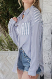 Women Fashion Striped Shirt_Cwtstl717