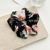 SWEET LARGE FLORAL HIGH ELASTIC HAIR TIE_CWAHA2435