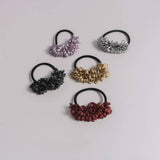 Vintage Bead Elastic Hair Tie Boho Simple Style