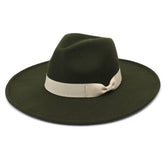 NEW AUTUMN AND WINTER BOW FASHION JAZZ HAT_CWAH1773