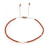 HAND WOVEN FASHIONABLE RICE BEADS BRACELET_CWAB4621