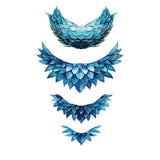 SUMMER MERMAID SCALE TATTOO STICKERS WATERPROOF_CWMM8368