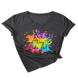 IT S A GOOD DAY TO MAKE SOMETHING V NECK TEE_CWTTS1539