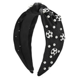FOOTBALL BASKETBALL DECORATED PEARL HEADBAND_CWAHA2548