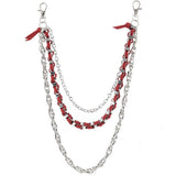 CREATIVE WOVEN THREE LAYER TRENDY JEANS CHAIN_CWMM4829