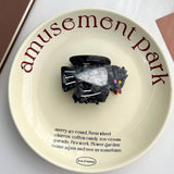 PARROT COLORBLOCK ACETATE HAIR CLAW CUTE CLIP_CWAHA6022