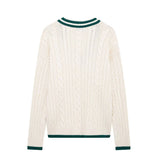 V-Neck Fashion All-In-One Eight-Strand Sweater