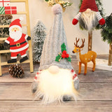 KNITTED HAT LUMINOUS RUDOLPH DOLL ORNAMENTS_CWMM2769