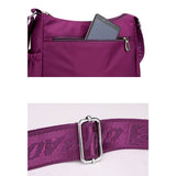 NYLON WATER REPELLENT CROSSBODY SHOULDER BAG_CWASC1744