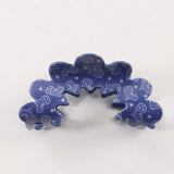 Cwaha1400_Simple Wave Hair Claw Clip Blue Set