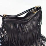 Cwab4540_Soft Leather Double-Sided Tassel Handbag