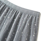 STARRY SEQUIN TULLE A LINE FAIRY MIDI SKIRT_CWBMS0389