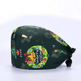 SURGICAL CAP PRINTED COTTON HAT NURSE CAP_CWAH3329