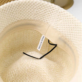OUTDOOR KNITTED HOLLOW SUN PROTECTION BUCKET HAT_CWAB2849