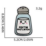 CARTOON CREATIVE BADGE EMBROIDERY PATCH_CWMM4068