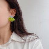 NEW CONTRAST COLOR BEADED EARRINGS_CWAJE1690