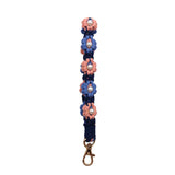 NEW PEARL FLOWER COTTON ROPE KEYCHAIN_CWMM1559