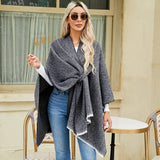 SOLID COLOR DESIGN SPLIT CASHMERE COLOR SHAWL_CWMM2081