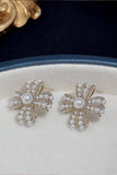 BEADS DECKED STUD EARRINGS_CWAJE0340
