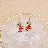 CHRISTMAS CREATIVE SWEET BOW BELL EARRINGS_CWAJE1869