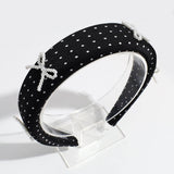 FASHIONABLE AND SIMPLE PEARL BOW DOT HEADBAND_CWAHA2248
