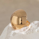 SIMPLE IRREGULAR HAND ORNAMENTS NICHE RING_CWMM3243