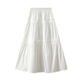 HIGH WAIST MID LENGTH A LINE SKIRT_CWBMS0302