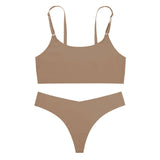 Women Plus Size T-Underwear Bra Set_Cwmu0052