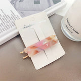ACETATE SIDE BANG CLIP FRENCH MINIMALIST HAIR PIN_CWAHA2087