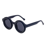 FASHIONABLE HIGH END ROUND FRAME SUNGLASSES_CWASG0657