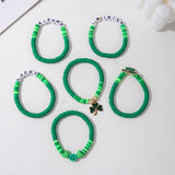 ST PATRICKS DAY SHAMROCK CHARM BRACELET SET_CWMM3502
