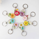 CREATIVE REAL FLOWER KEYCHAIN CAR PENDANT_CWMM3704