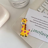 Cwaha07740_Cute Dog Animal Acetate Hair Clip For Girls