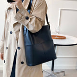 Women Large-Capacity Design Slung Bucket Bag_Cwab0961