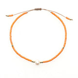 HAND WOVEN FASHIONABLE RICE BEADS BRACELET_CWAB4621