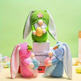 EASTER LONG EARED BUNNY FACELESS DOLL FIGURINE_CWMM3495