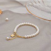 NEW SPRING AND SUMMER FRESHWATER PEARL BRACELET_CWAJE1670