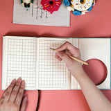 PORTABLE TRI FOLD MAGNETIC BUCKLE NOTEBOOK_CWMM1854