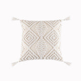 EMBROIDERED DAISY PILLOW COVER REMOVABLE RUSTICCHIC_CWMM7672