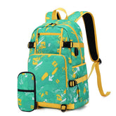 BOYS BACKPACKS FOR SCHOOL 2 PIECE PRINT SET_CWAB5469